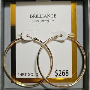 14KT Gold Hoop Earrings